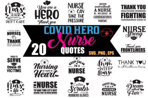 Covid Hero Nurse Bundle: A Tribute to Frontline Workers
