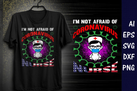 Embroidery Review: I'm Not Afraid of Coronavirus. Nurse