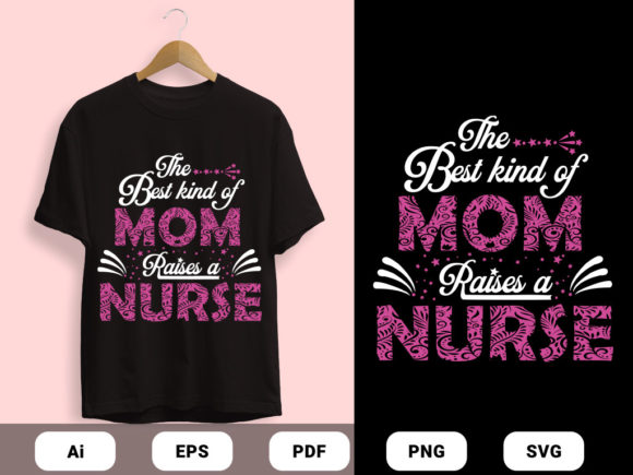 Mom and Nurse T-shirts Design Review