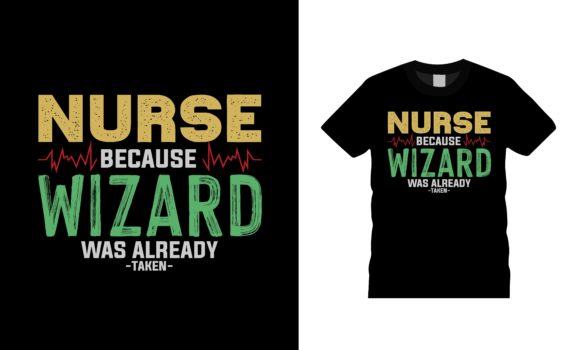 Nurse Because Wizard T-Shirt: A Stylish Embroidery Choice