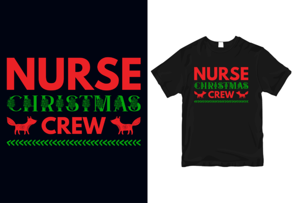 Nurse Christmas Crew T-shirt Design Review