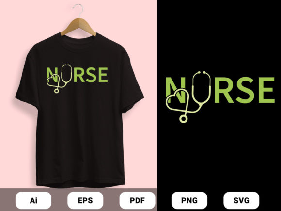 Nurse Typography T-Shirts: A Stylish Tribute