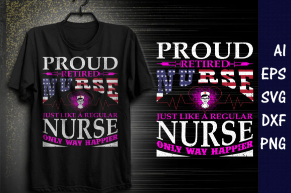 Proud Retired Nurse: A Tribute in Embroidery