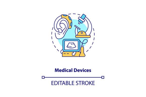 Reviewing the Medical Devices Concept Icon