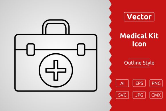 Vector Medical Kit Outline Icon: A Designer's Review